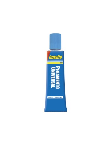 Pegamento imedio universal transparente banda azul 35 ml unidad