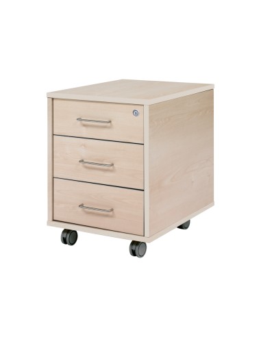 Cajonera rocada con 3 cajones serie store 58x40x595 acabado aa01 haya haya