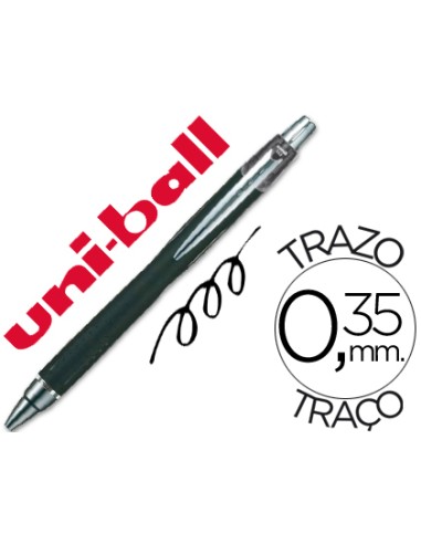 Boligrafo uni ball jetstream sxn 210 retractil tinta hibrida color negro