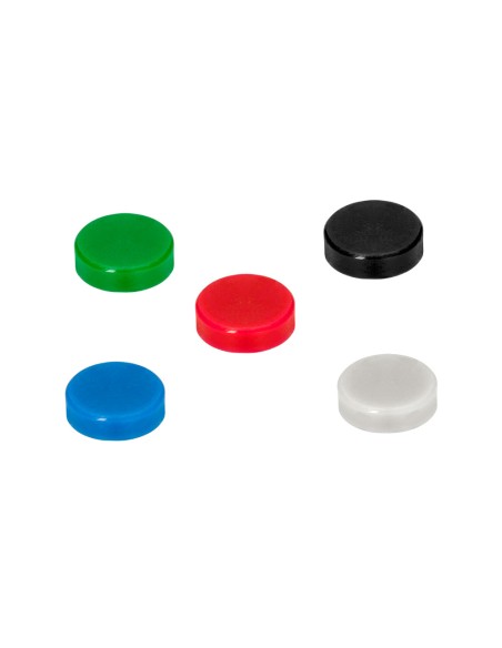 Iman para sujecion q connect ideal para pizarras magneticas35 mm colores surtidos caja de 10 unidades