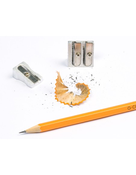 Sacapuntas q connect metalico 1 uso cuna