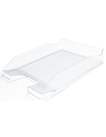 Bandeja sobremesa plastico q connect transparente 240x70x340 mm