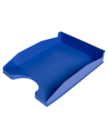Bandeja sobremesa plastico q connect azul opaco 240x70x340 mm