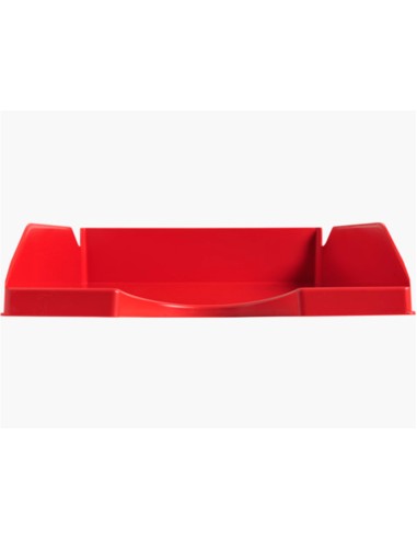 Bandeja sobremesa plastico q connect rojo opaco 240x70x340 mm