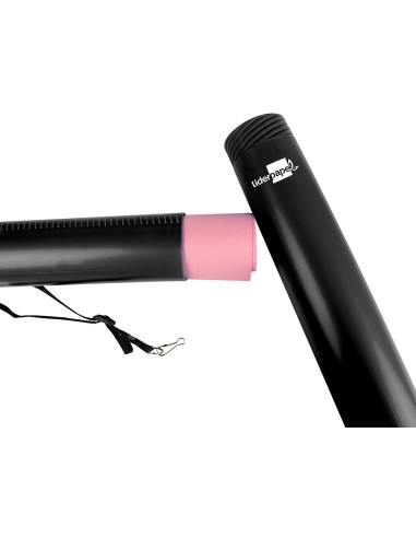 Portaplanos plastico liderpapel diametro 6 cm extensible hasta 80 negro