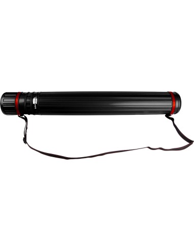 Portaplanos plastico liderpapel diametro 9 cm extensible hasta 125 cm negro