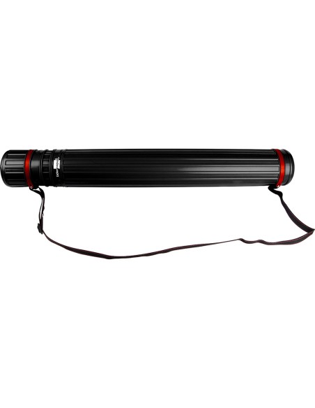 Portaplanos plastico liderpapel diametro 9 cm extensible hasta 125 cm negro