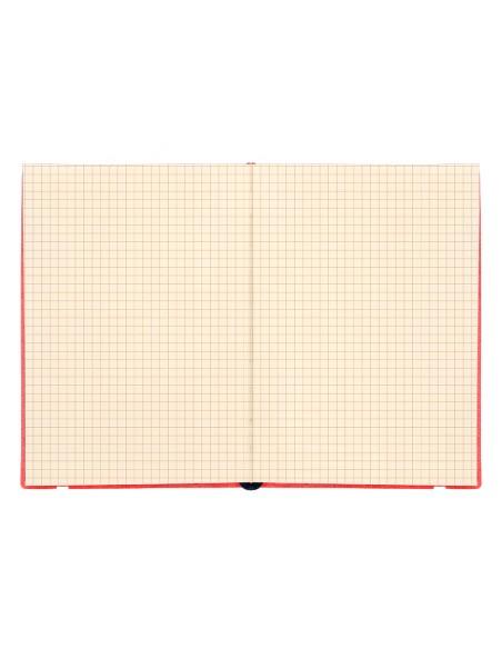Libreta liderpapel simil piel a5 120 hojas 70g m2 cuadro 4mm sin margen rojo Libreta liderpapel simil piel a5 120 hojas 70g m2 cuadro 4mm sin margen rojo
