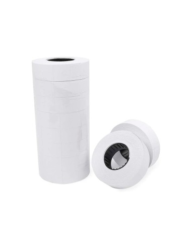 Etiquetas q connect blanca 21x12 mm lisa rollo 1000 etiquetas para etiquetadora connect kf00712