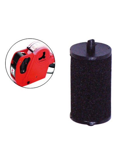 Rodillo entintador q connect 20 mm tinta color negro para etiquetadora q connect kf00712 Rodillo entintador q connect 20 mm tinta color negro para etiquetadora q connect kf00712