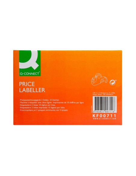 Etiquetadora q connect 2 rodillo 10 digitos