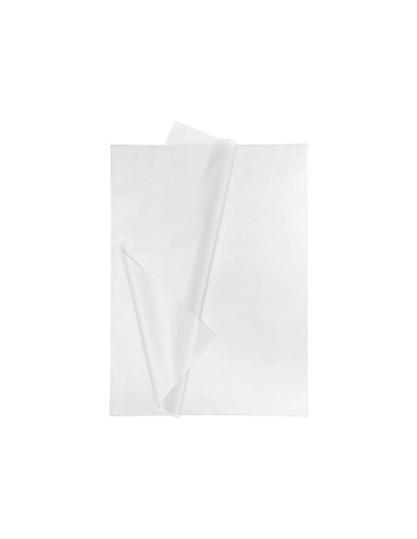 Papel seda liderpapel 52x76cm 18g m2 bolsa de 5 hojas blanco
