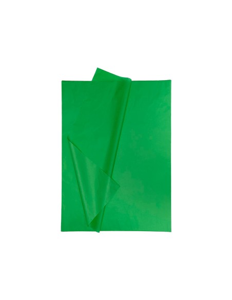 Papel seda liderpapel 52x76cm 18g m2 bolsa de 5 hojas verde