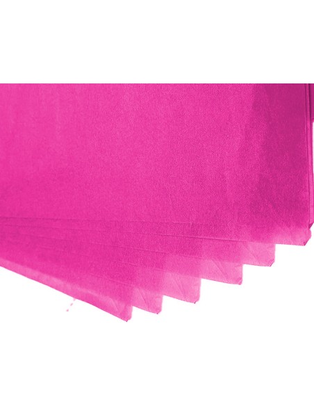 Papel seda liderpapel 52x76cm 18g m2 bolsa de 5 hojas rosa fuerte