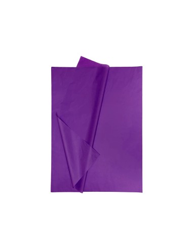 Papel seda liderpapel 52x76cm 18g m2 bolsa de 5 hojas violeta