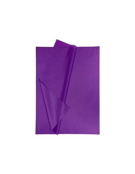 Papel seda liderpapel 52x76cm 18g m2 bolsa de 5 hojas violeta