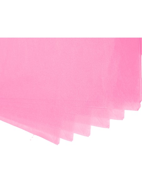 Papel seda liderpapel 52x76cm 18g m2 bolsa de 5 hojas rosa