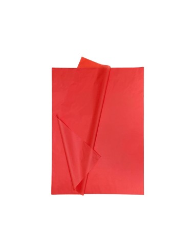 Papel seda liderpapel 52x76cm 18g m2 bolsa de 5 hojas rojo