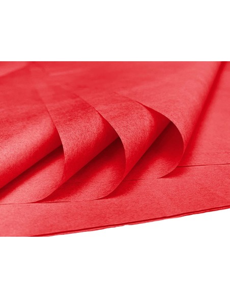 Papel seda liderpapel 52x76cm 18g m2 bolsa de 5 hojas rojo