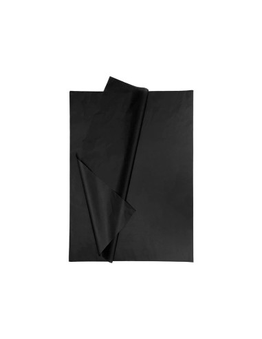 Papel seda liderpapel 52x76cm 18g m2 bolsa de 5 hojas negro