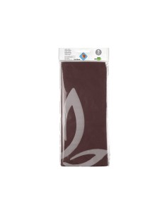 Papel seda liderpapel 52x76cm 18g m2 bolsa de 5 hojas marron