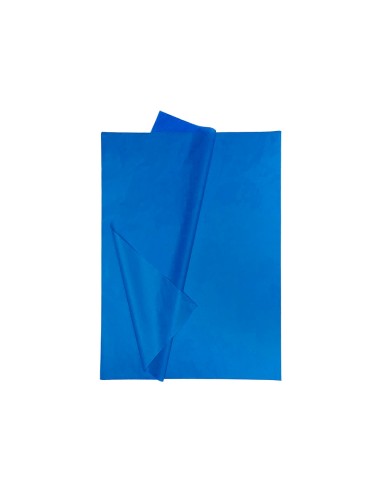 Papel seda liderpapel 52x76cm 18g m2 bolsa de 5 hojas azul