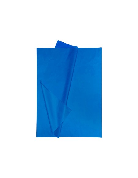 Papel seda liderpapel 52x76cm 18g m2 bolsa de 5 hojas azul