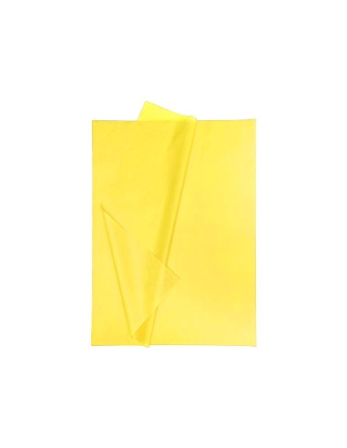 Papel seda liderpapel 52x76cm 18g m2 bolsa de 5 hojas amarillo