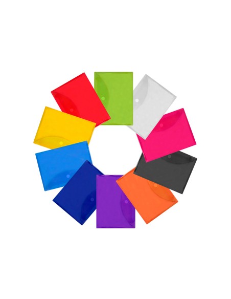 Carpeta liderpapel dossier a4 cierre de velcro colores surtidos pack 102 gratis
