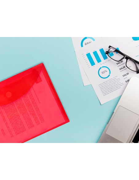 Carpeta liderpapel dossier a4 cierre de velcro colores surtidos pack 102 gratis