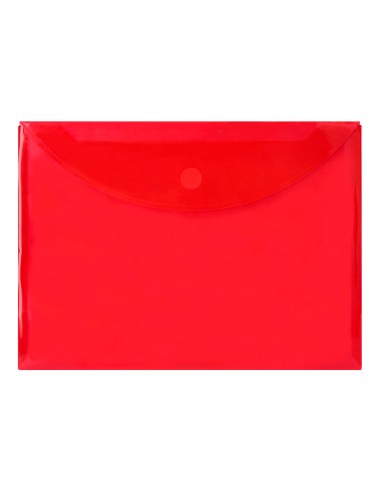 Carpeta liderpapel dossier a4 cierre de velcro roja