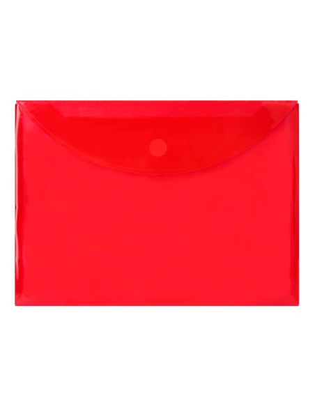 Carpeta liderpapel dossier a4 cierre de velcro roja