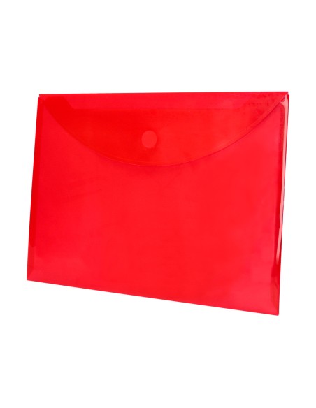 Carpeta liderpapel dossier a4 cierre de velcro roja