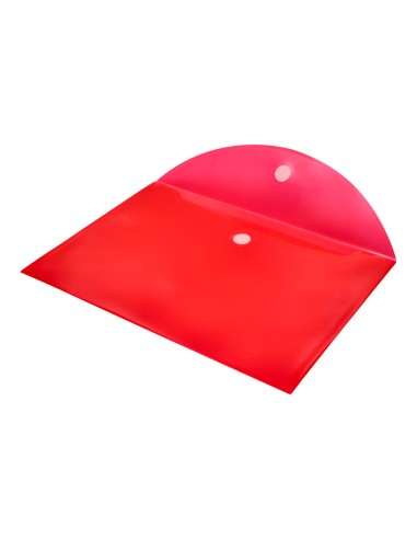 Carpeta liderpapel dossier a4 cierre de velcro roja