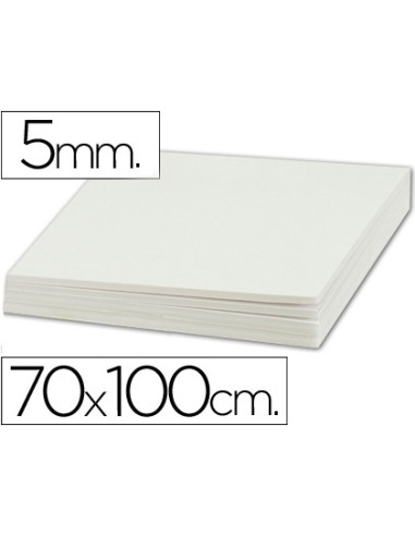 Carton pluma liderpapel blanco doble cara 70x100cm espesor 5mm