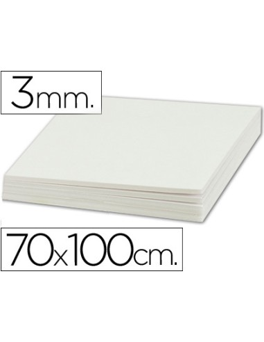 Carton pluma liderpapel blanco doble cara 70x100cm espesor 3mm