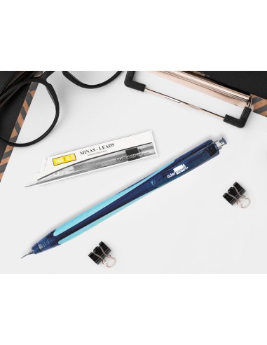 Minas liderpapel grafito 05 mm hb tubo de 12 minas