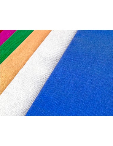 Papel crespon liderpapel 50 cm x 25m metalizado verde