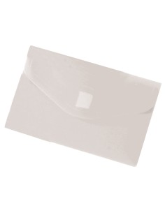 Carpeta liderpapel dossier broche polipropileno din a8 incolora con cierre de velcro