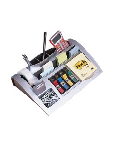 Organizador de sobremesa 3m c 50 incluye bloc de notas rollo de cinta scotch 4 dispensadores de banderitas