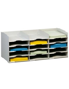 Archivador paperflow bloques sobreponibles gris 15 casillas din a4