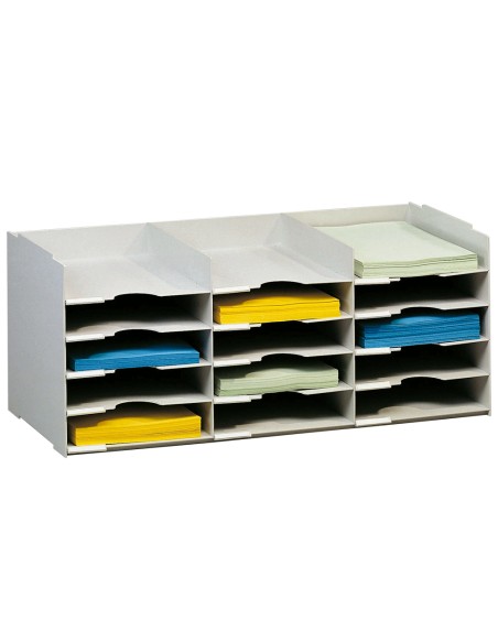 Archivador paperflow bloques sobreponibles gris 15 casillas din a4 Archivador paperflow bloques sobreponibles gris 15 casillas din a4