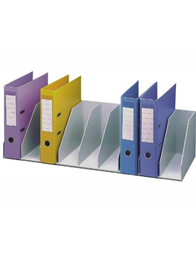 Organizador de armario paperflow gris baldas fijas 802 mm 9 compartimentos