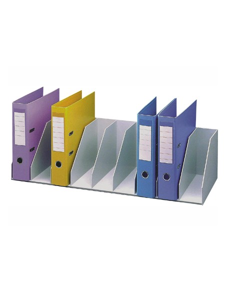 Organizador de armario paperflow gris baldas fijas 802 mm 9 compartimentos Organizador de armario paperflow gris baldas fijas 802 mm 9 compartimentos