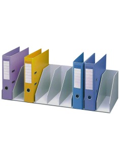 Organizador de armario paperflow gris baldas fijas 802 mm 9 compartimentos