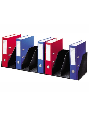 Organizador de armario paperflow negro baldas fijas 802 mm 10 compartimentos