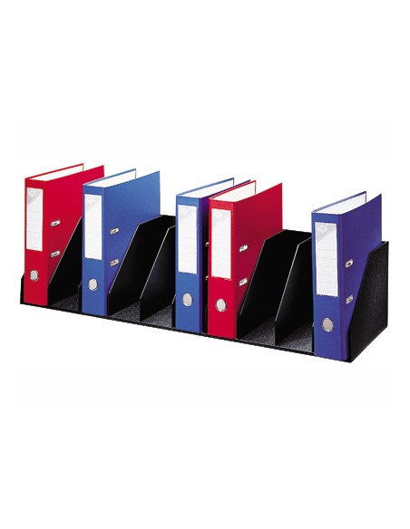 Organizador de armario paperflow negro baldas fijas 802 mm 10 compartimentos