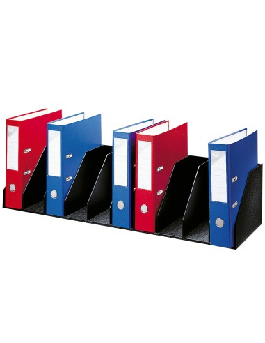 Organizador de armario paperflow negro baldas fijas 802 mm 10 compartimentos