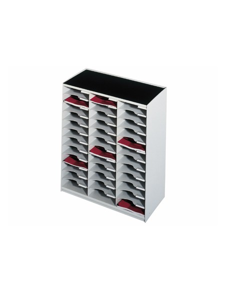 Modulo paperflow monobloques 36 casillas gris