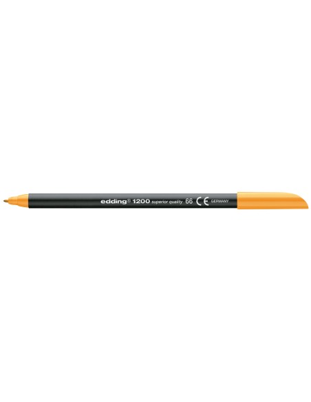 Rotulador edding punta fibra 1200 naranja neon n66 punta de fibra 05 mm